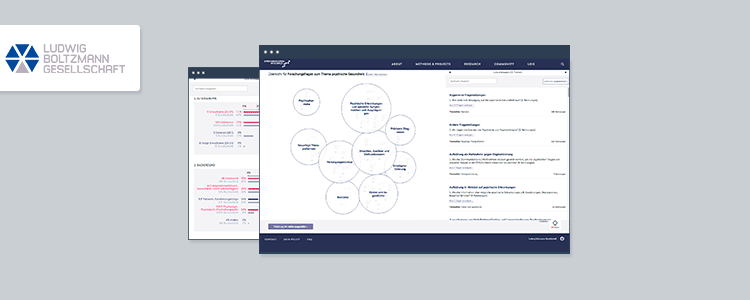 CRIS VIS I ongoing project in collaboration with the Open Innovation in Science Center of the Ludwig Boltzmann Gesellschaft