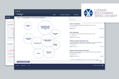 CRIS VIS I ongoing project in collaboration with the Open Innovation in Science Center of the Ludwig Boltzmann Gesellschaft